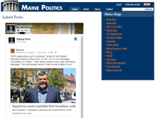 Tablet Screenshot of mainepolitics.net